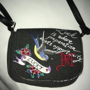 Don Ed Hardy Designs Lucky Mini Crossbody